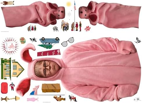RoomMates A Christmas Story Ralphie Bunny Suit Wall Decal