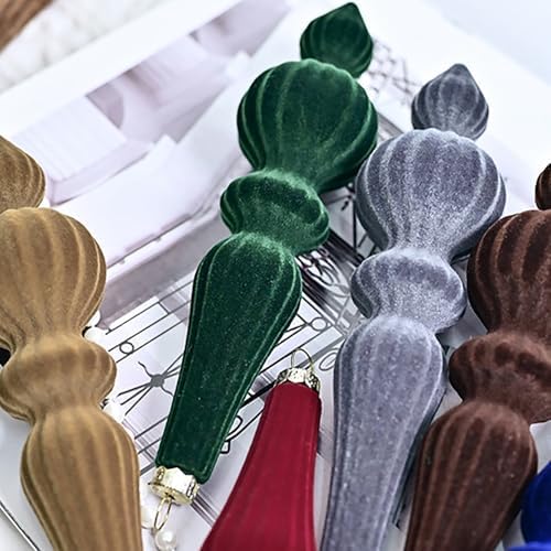 Ochine 6 Pcs Shatterproof Christmas Tree Finial Drop Ornaments