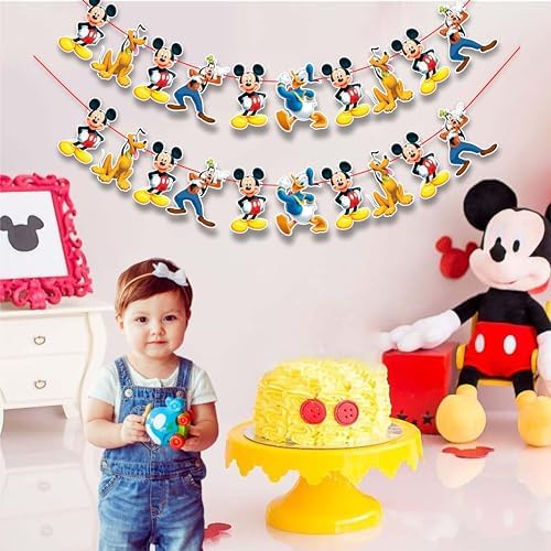 Seyal Mickey Mouse Garland Wall Decoration