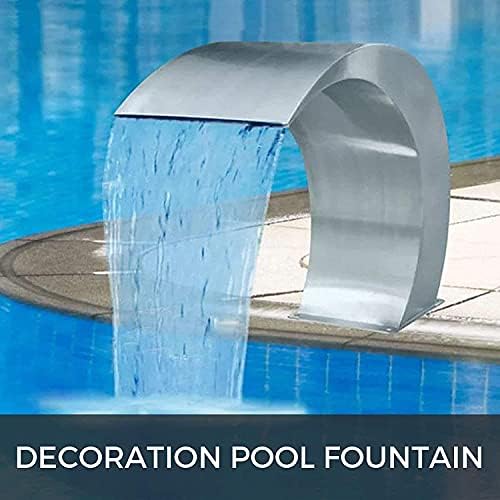 Stainless Steel Garden Waterfall Fountain for In Ground Pools 1