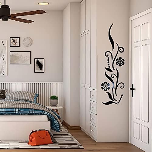 3D Flower Acrylic Wall Sticker for Home Decor