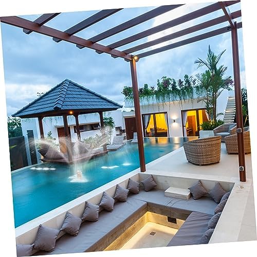 GANAZONO Adjustable Pool Fountain Rack for Above Ground Pools