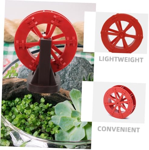 Kisangel 8Pcs Plastic Water Wheel Fountain Accessory