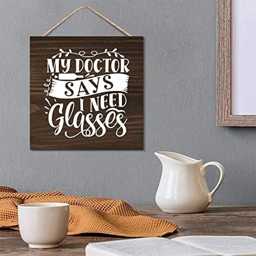Rustic Wood Sign 12x12 Wall Art Decor Hanging Motivational Plaque