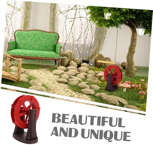 STOBAZA Water Wheel Fountain Decor for Garden