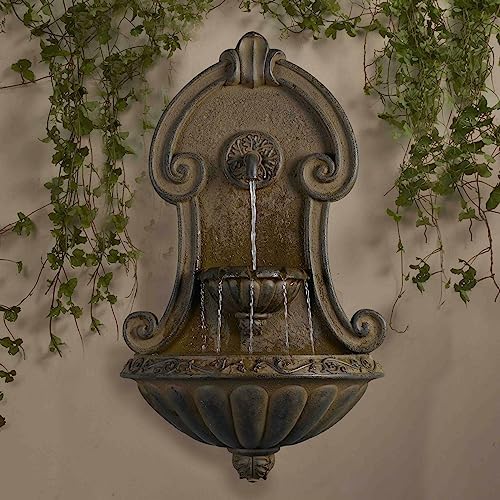 Jeco Muro Elegante Wall Fountain Copper Brown 33 Inch