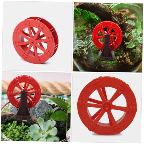 Kisangel 8Pcs Plastic Water Wheel Fountain Accessory