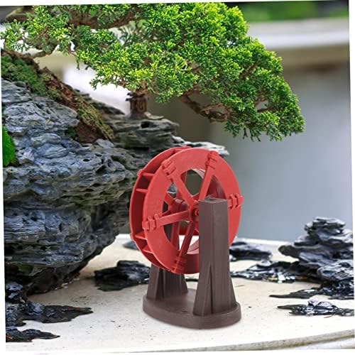 Mini Water Wheel Fountain Decor for Home Tabletop Pond