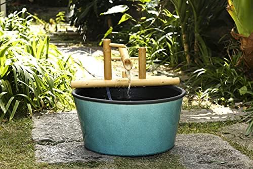 Lifegard Aquatics Bamboo Fountain Kit with Pump and Plant Holder