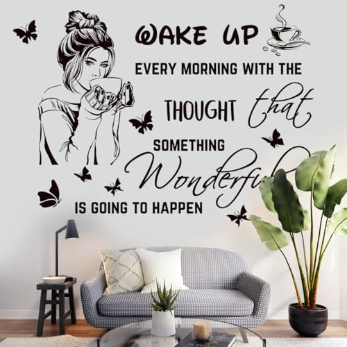 Inspirational Quotes Wall Stickers for Women Bedroom Decor