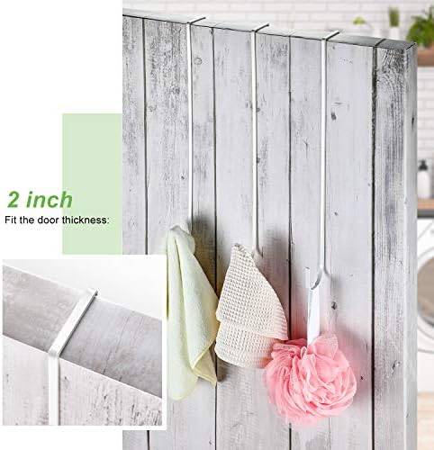 Hotop 15 Inch Wreath Hangers 6 Pack White Steel