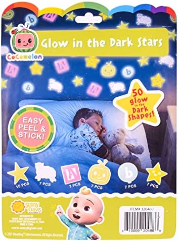 CoComelon Glow in the Dark Stars Wall Stickers for Kids
