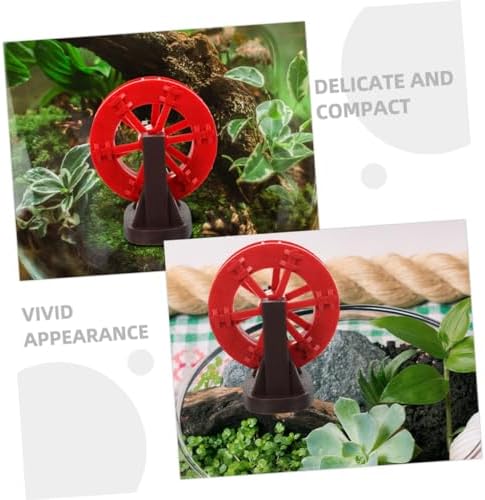 Kisangel 8Pcs Plastic Water Wheel Fountain Accessory