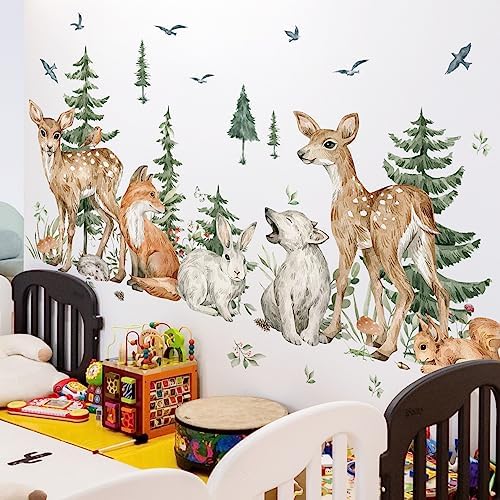 4 Sheet 12x36 Inch Giant Forest Tree Wall Decal
