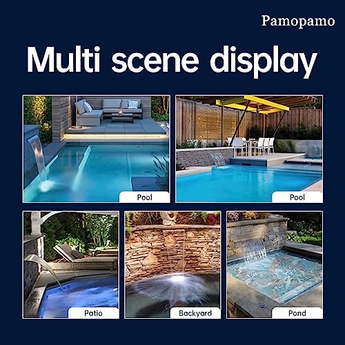 Pamopamo Pool Waterfall Spillway with LED Light 1
