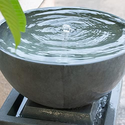 Enhance Outdoor Charm with 445 Inch Polyresin Water Fountain
