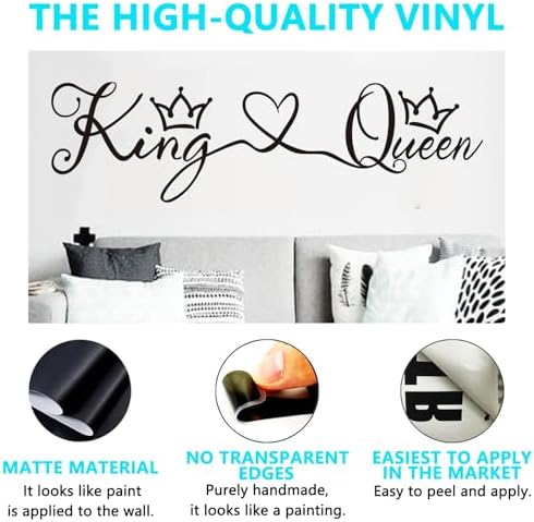 AnFigure Love Quotes Wall Stickers for Couples