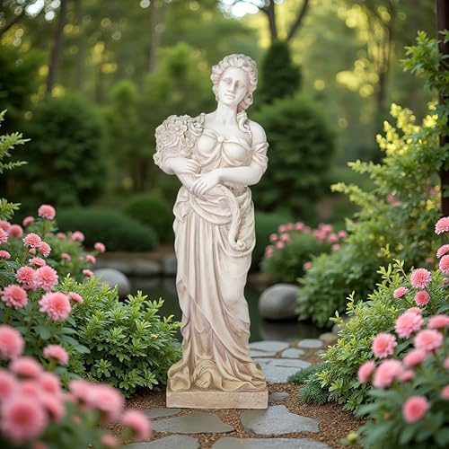 Large Spring Goddess Outdoor Garden Statue 45 Inches High