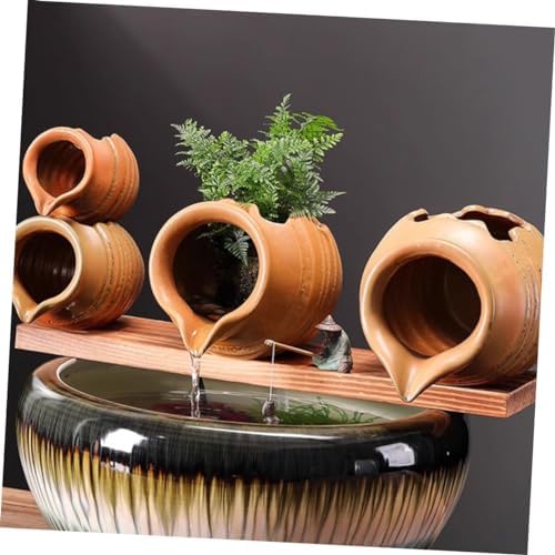 Ceramic Jar Water Fountain for Garden and Yard Decoration