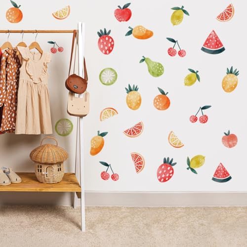 Summer Fruit Wall Decal Set for Kids and Adults