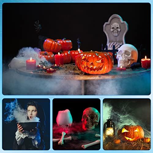 Yaomiao Halloween Mist Maker Fogger with LED Lights
