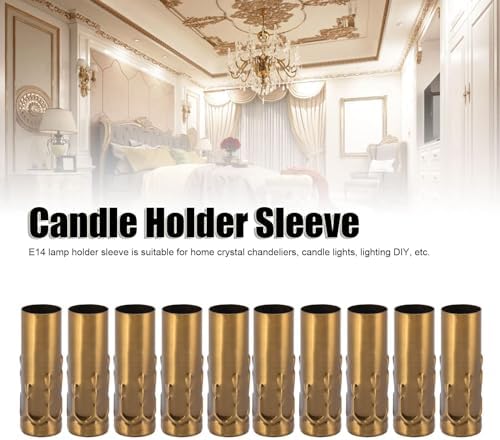 Chandelier Candle Covers 10PCS E14 3 Inch Socket Covers with Drip Design