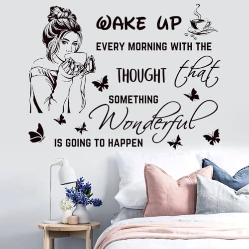 Inspirational Quotes Wall Stickers for Women Bedroom Decor