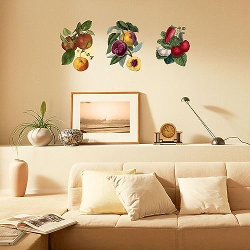 SUPERDANT Vintage Grapes Peaches Wall Decals