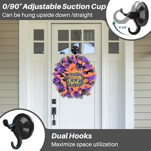 AENTGIU Wreath Door Hanger 5 Pack Heavy Duty