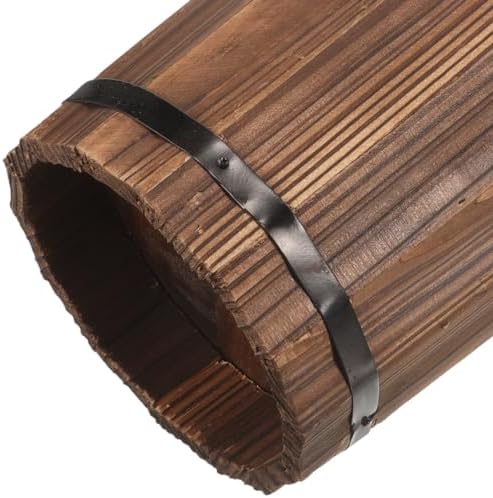 ABOOFAN Wooden Umbrella Stand Entryway Rustic Holder