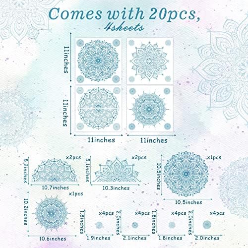 Kazova Boho Mandala Wall Sticker Decor