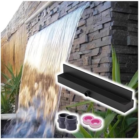 Stainless Steel Waterfall Spillway Kit for Outdoor Use