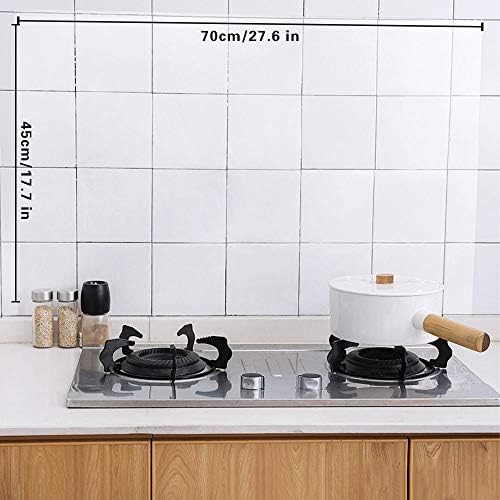 Sufang 4Pcs Clear Wall Sticker for Kitchen and Bathroom