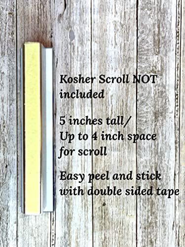 Childrens Mezuzah Scroll Case with Unicorns