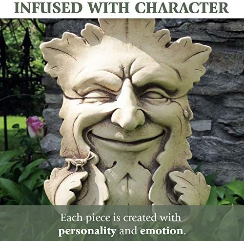 Carruth Studio Garden Smile Plaque Handcrafted in Stone