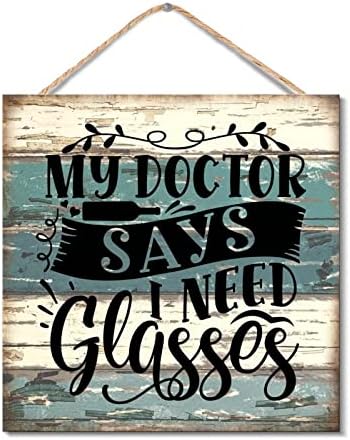 Rustic Wood Wall Art Decor 12x12 Inches Sign