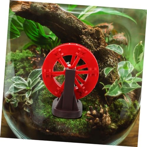 Kisangel 8Pcs Plastic Water Wheel Fountain Accessory