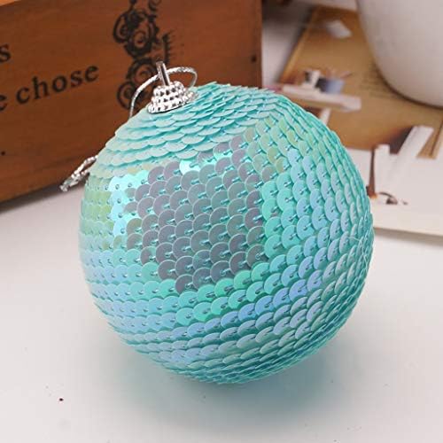 Christmas Tree Rhinestone Glitter Baubles 8CM Decorations
