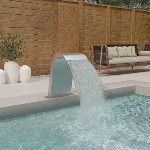 Elegant Stainless Steel Pond Fountain for Relaxation