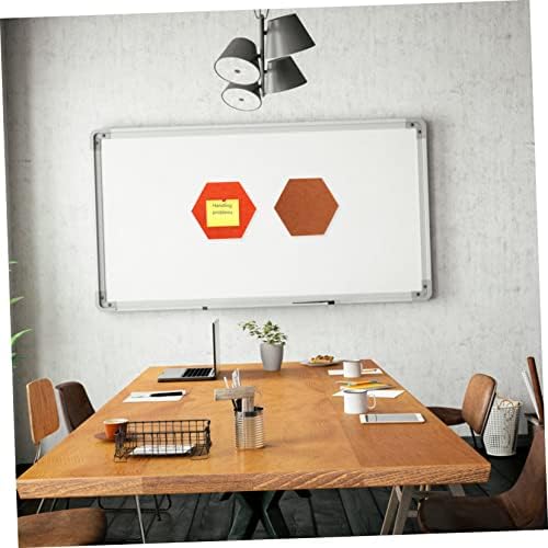 Hexagon Felt Bulletin Board Set 10 Piece Wall Mounted