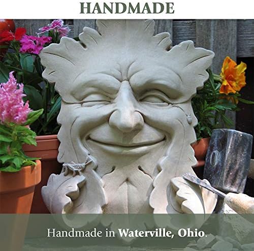 Carruth Studio Garden Smile Plaque Handcrafted in Stone
