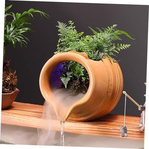 Ceramic Jar Water Fountain for Garden and Yard Decoration