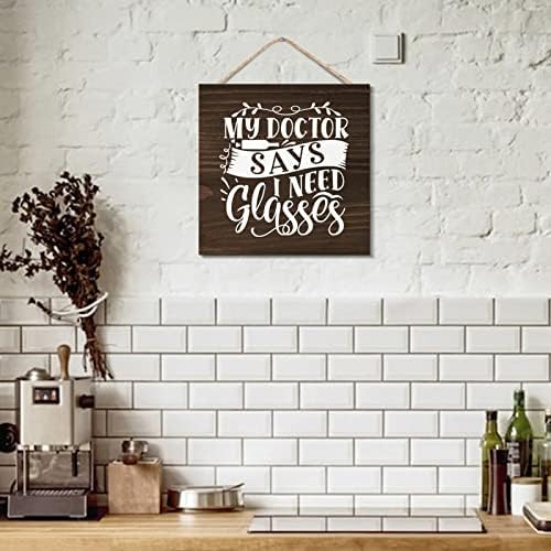 Rustic Wood Sign 12x12 Wall Art Decor Hanging Motivational Plaque