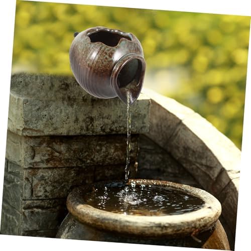 BESPORTBLE Ceramic Fountain with Built-In Filtration