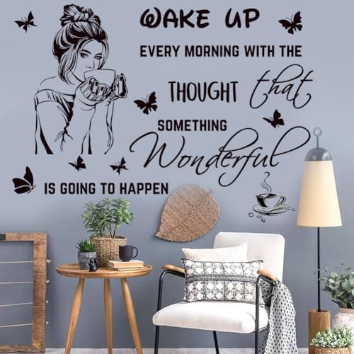 Inspirational Quotes Wall Stickers for Women Bedroom Decor