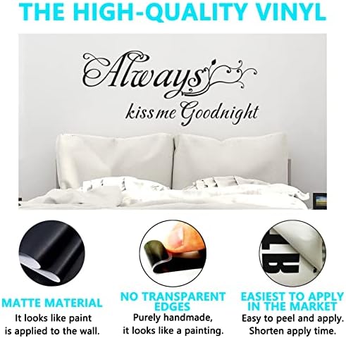AnFigure Always Kiss Me Goodnight Wall Decal
