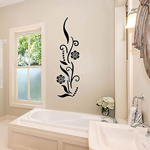 3D Flower Acrylic Wall Sticker for Home Decor