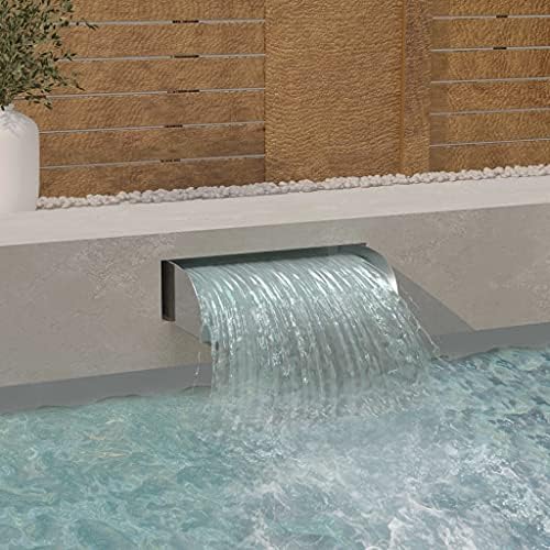 Stainless Steel 236 Inch Waterfall for Garden Ponds or Pools