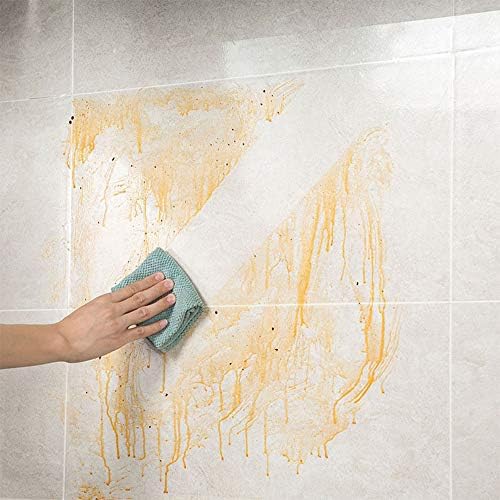 Sufang 4Pcs Clear Wall Sticker for Kitchen and Bathroom