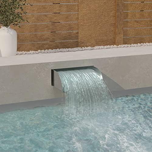 Stylish Stainless Steel Waterfall for Outdoor Spaces